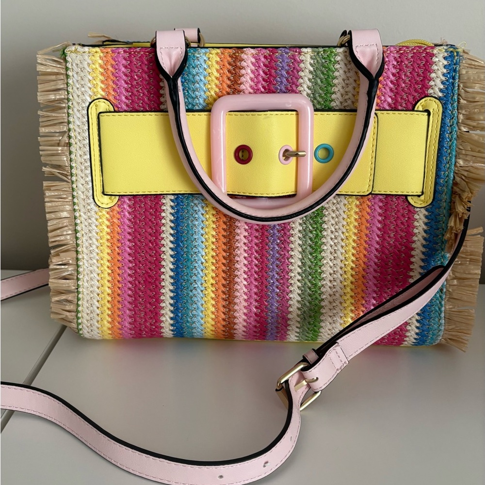 Aldo Multicolor Striped Women's Bag
